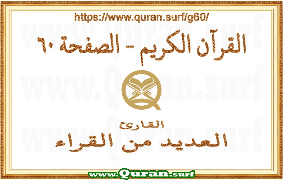Holy Qur'an Page 060 | Text Highlighting Vertical Videos on Holy Qur'an Recitation