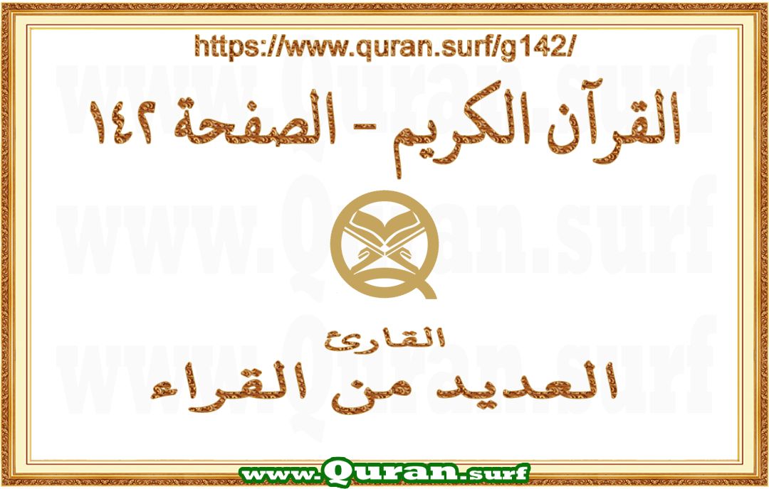 Holy Qur'an Page 142 | Text Highlighting Vertical Videos on Holy Qur'an Recitation